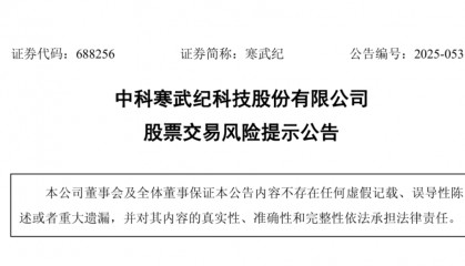 寒武纪公告