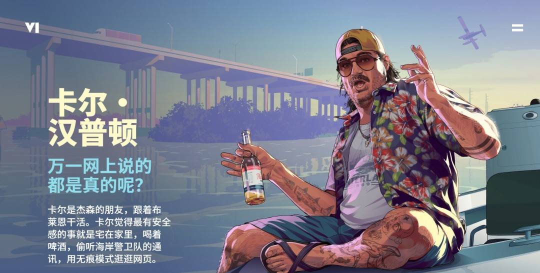 九游游戏娱乐资讯:《GTA6》简体中文官网上线 公开更多剧情与设定细节